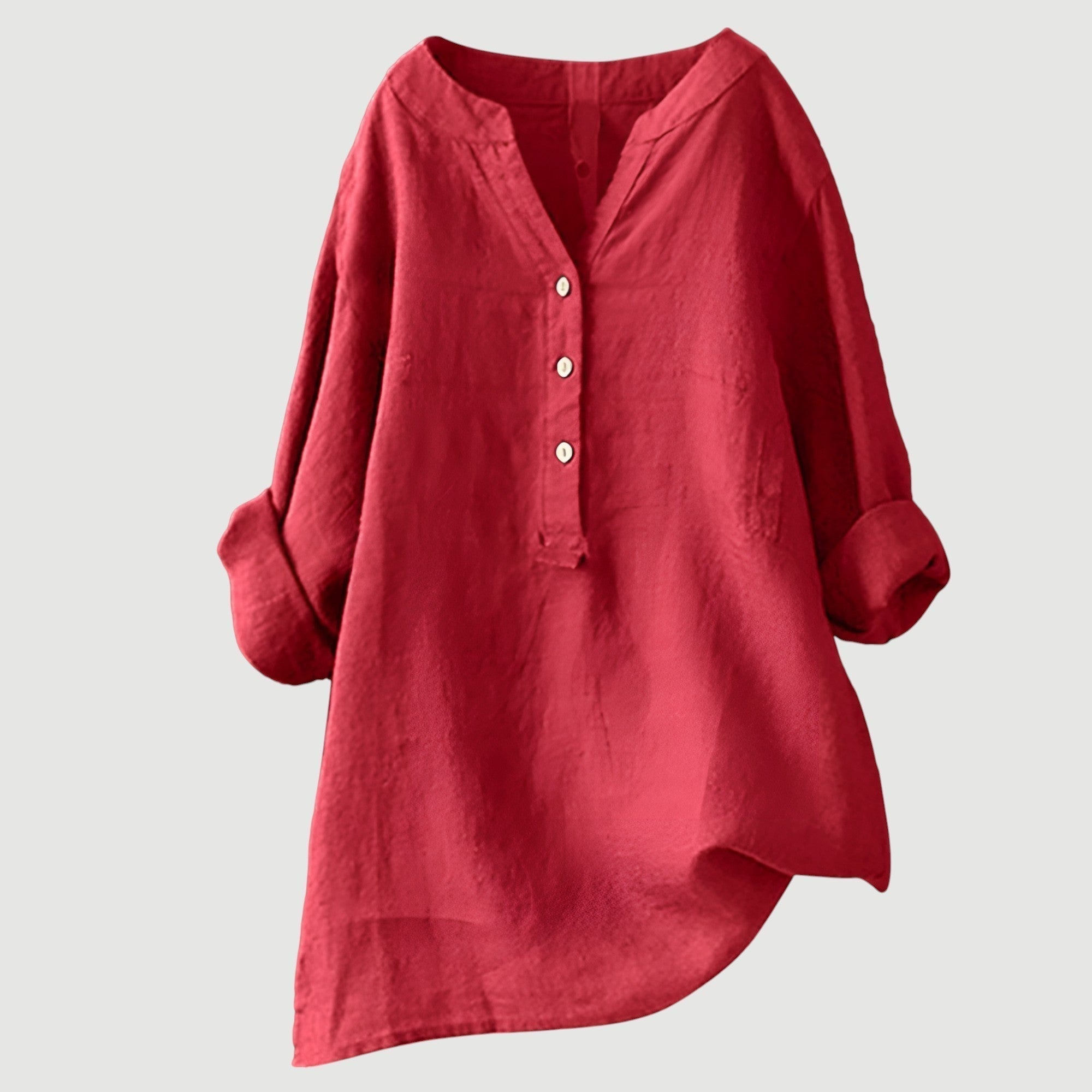 Dames Getailleerde Blouse – Met Knoopsluiting, Geschikt voor Lente en Zomer