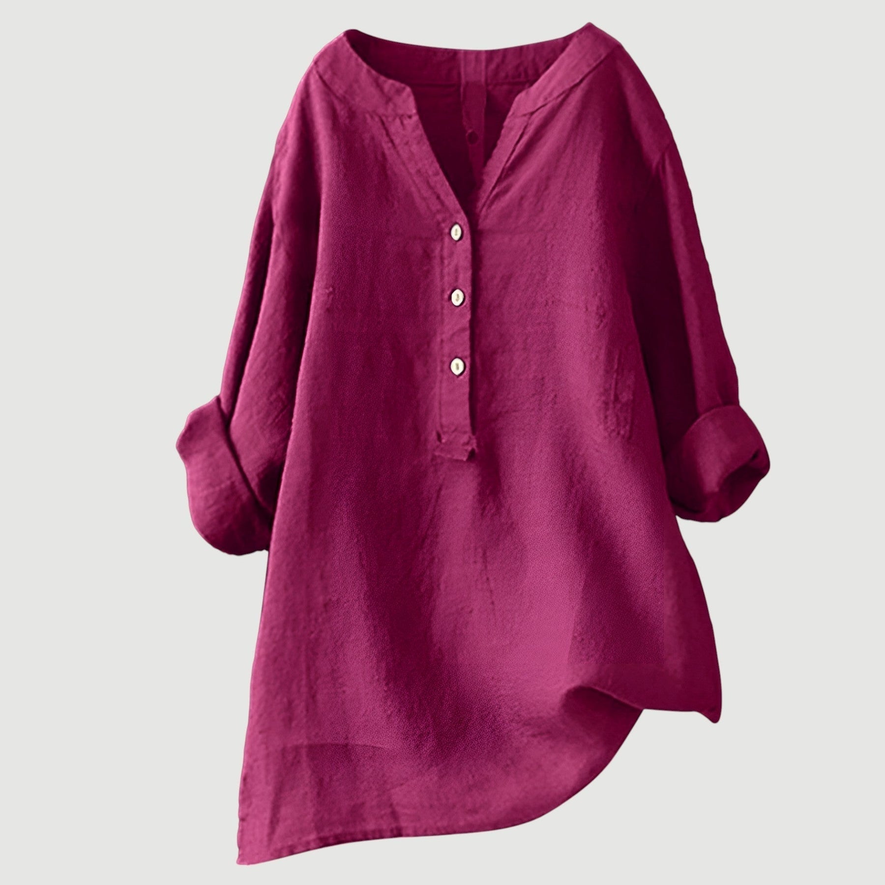 Dames Getailleerde Blouse – Met Knoopsluiting, Geschikt voor Lente en Zomer