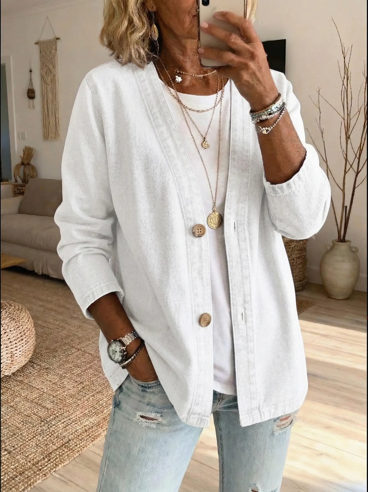 Maria - Casual denim jas