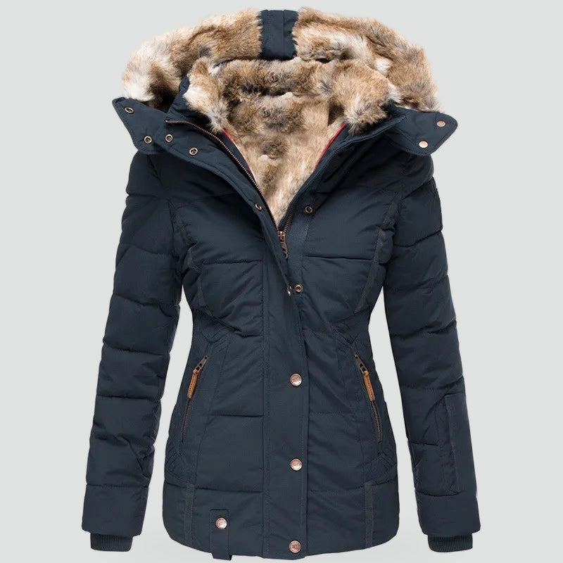 Mandy - Parka Jasje Met Voering Voor Vrouwen