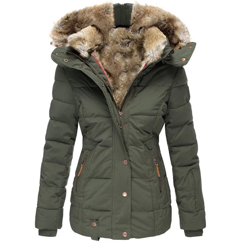 Mandy - Parka Jasje Met Voering Voor Vrouwen
