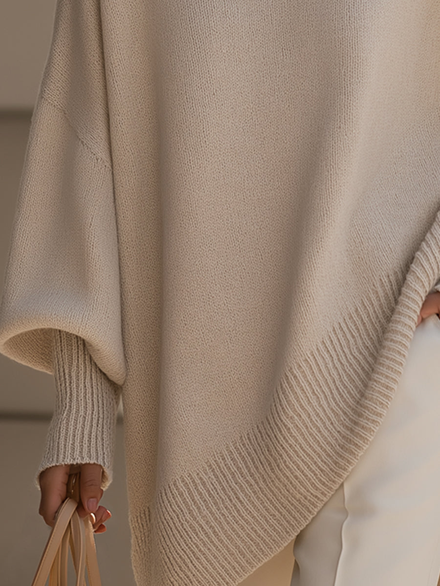 Marianne | Dames Oversized sweater met Vleermuismouwen