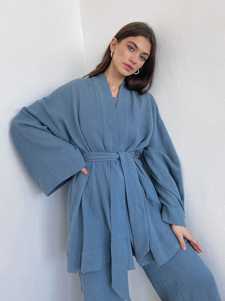 Comfortabele Kimono Set voor Dames