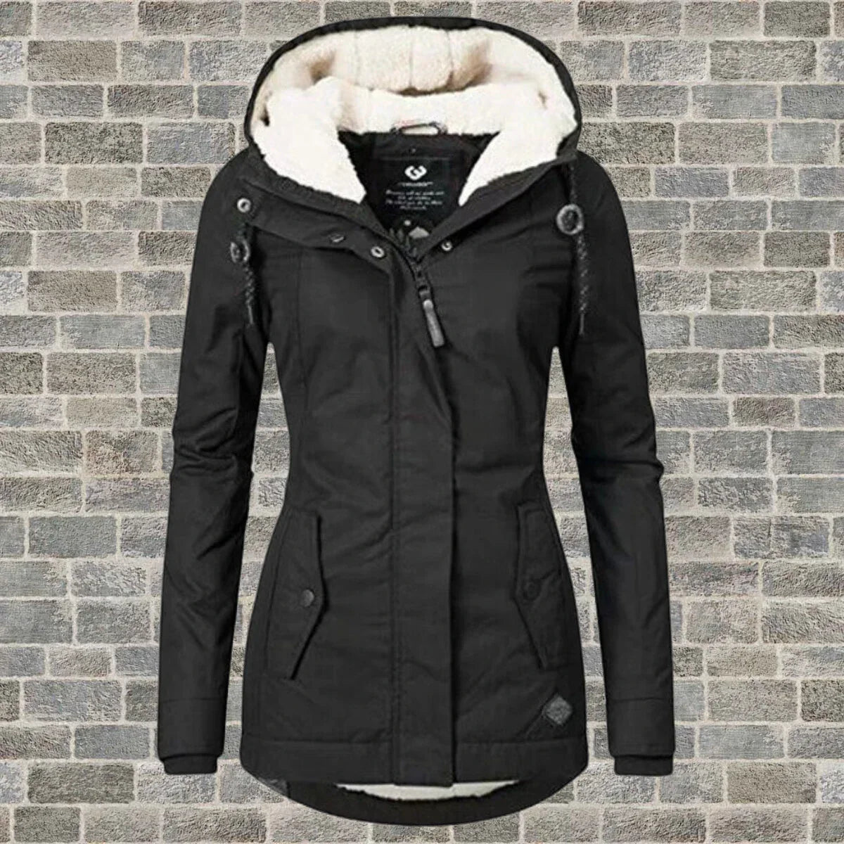 Anne Dames Winterjas met Capuchon, Warm en Waterdicht