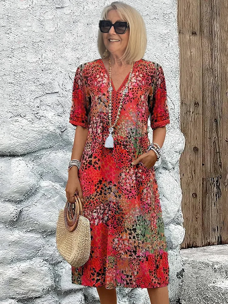 Chantal - Chique midi-jurk