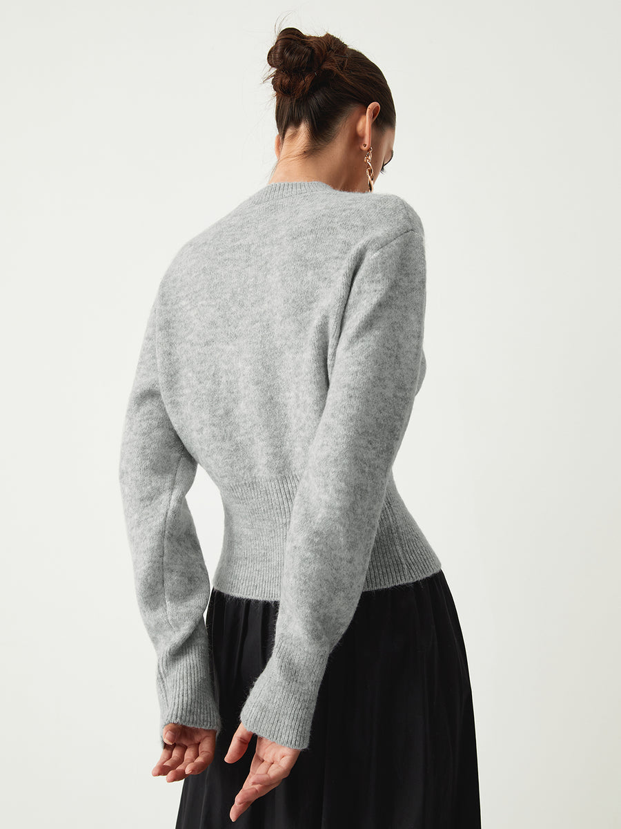 Elena - Half Zip Fuzzy Trui