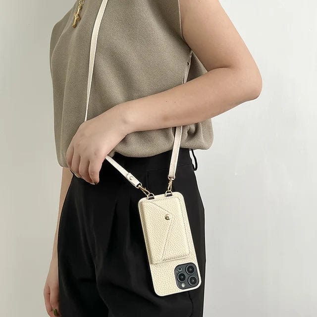 Crossbody Telefoonhoesje met Koord - Unisex