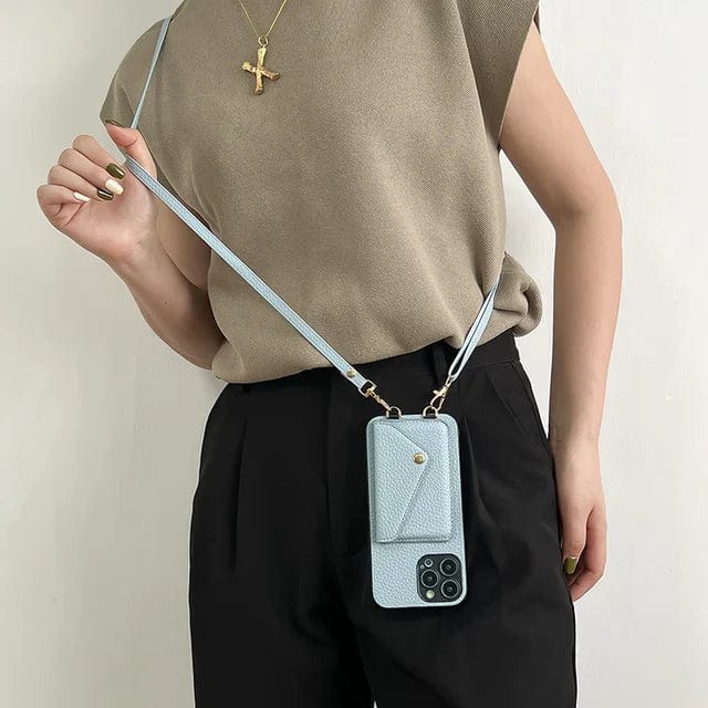 Crossbody Telefoonhoesje met Koord - Unisex