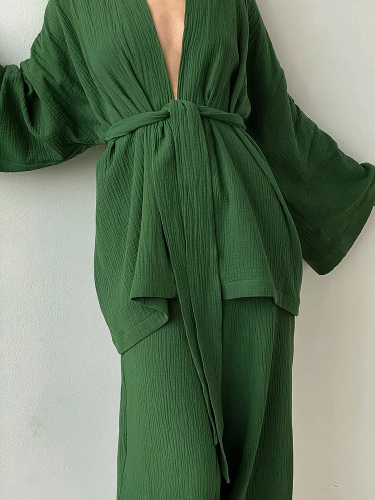 Comfortabele Kimono Set voor Dames