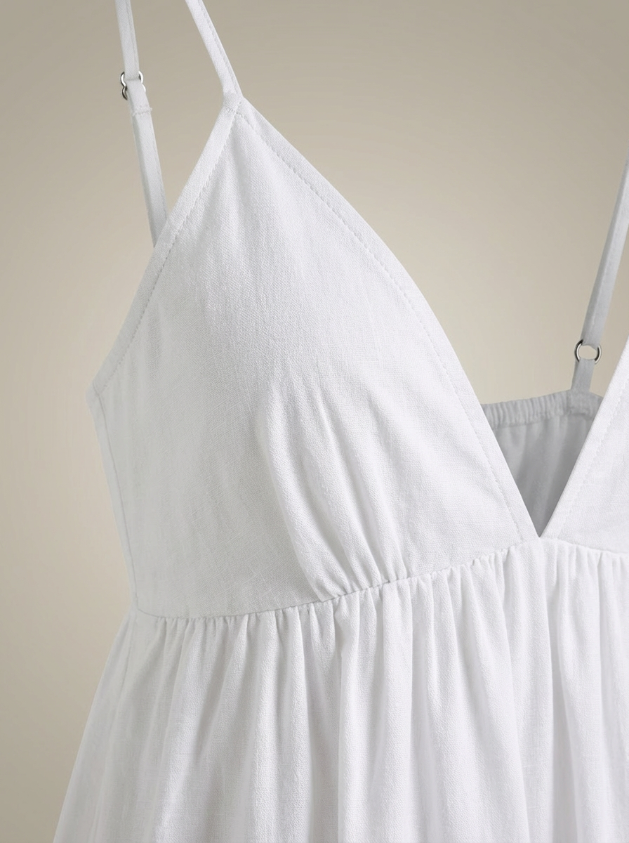Dames A-lijn Jurk – Maxi met V-hals, Geschikt voor Zomer en Casual Gebruik