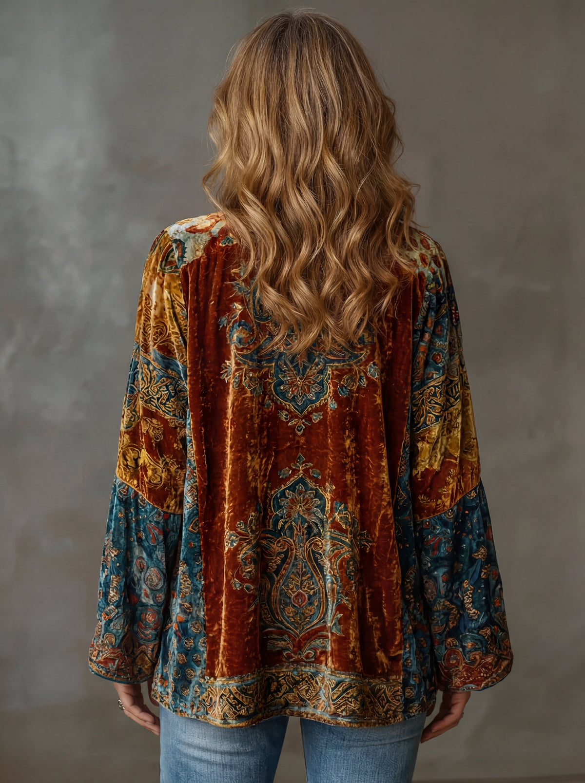 Petra - Flanel Boho-jas voor vrouwen