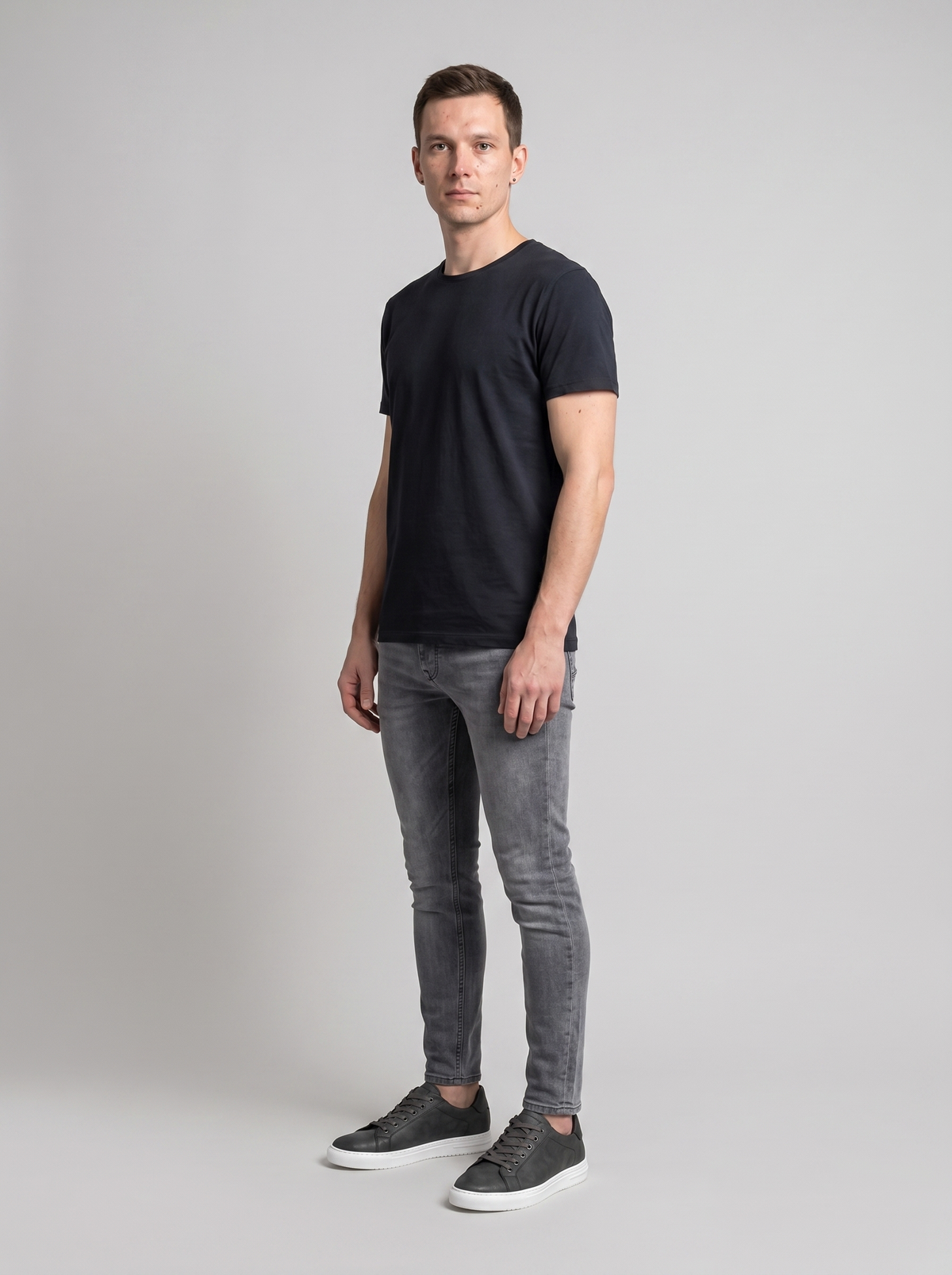 Heren Casual Sneakers – Laag, Vetersluiting, Ronde Neus, Geschikt voor Dagelijks Gebruik