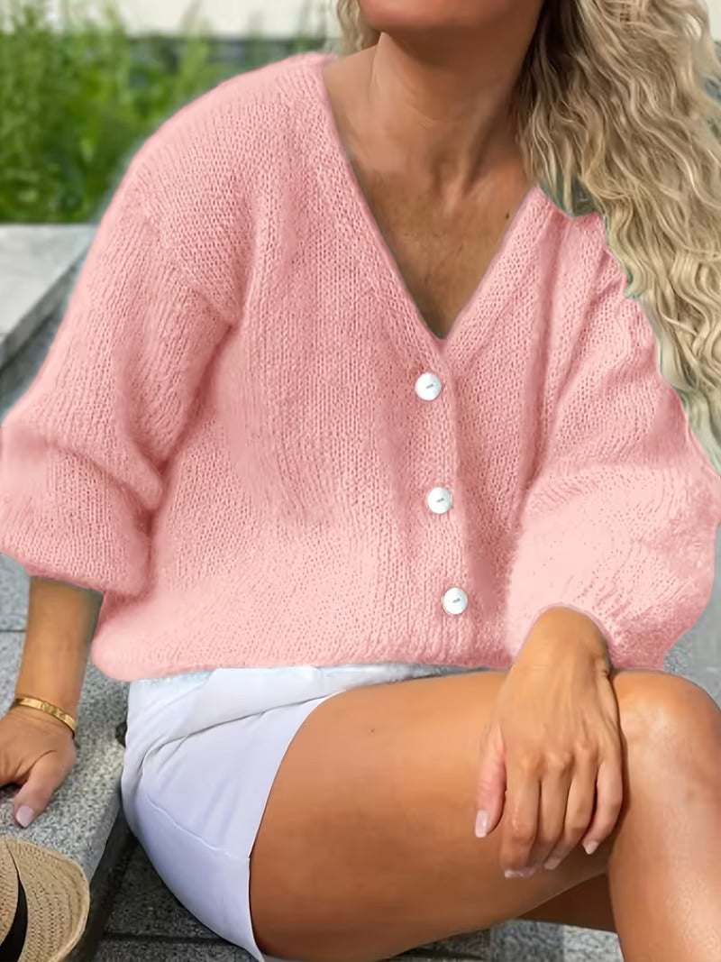 Sanne -  Klassieke V-Hals Gilet Voor Vrouwen