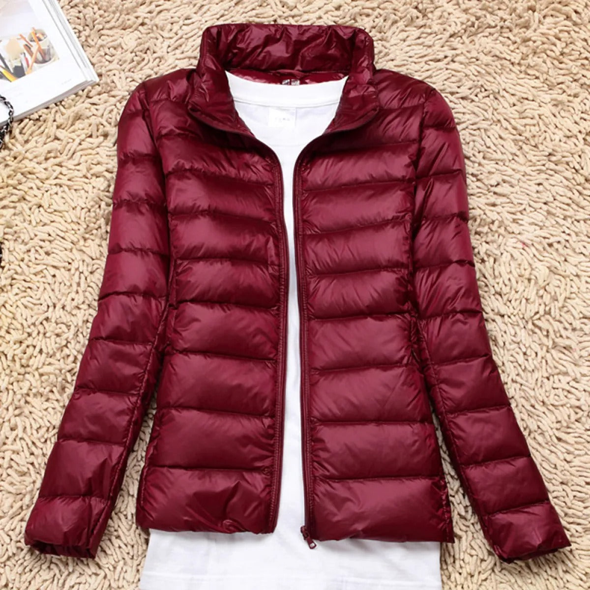 Josien | Dames Ultralichte Gevoerde Jas met Lichtgewicht Isolatie