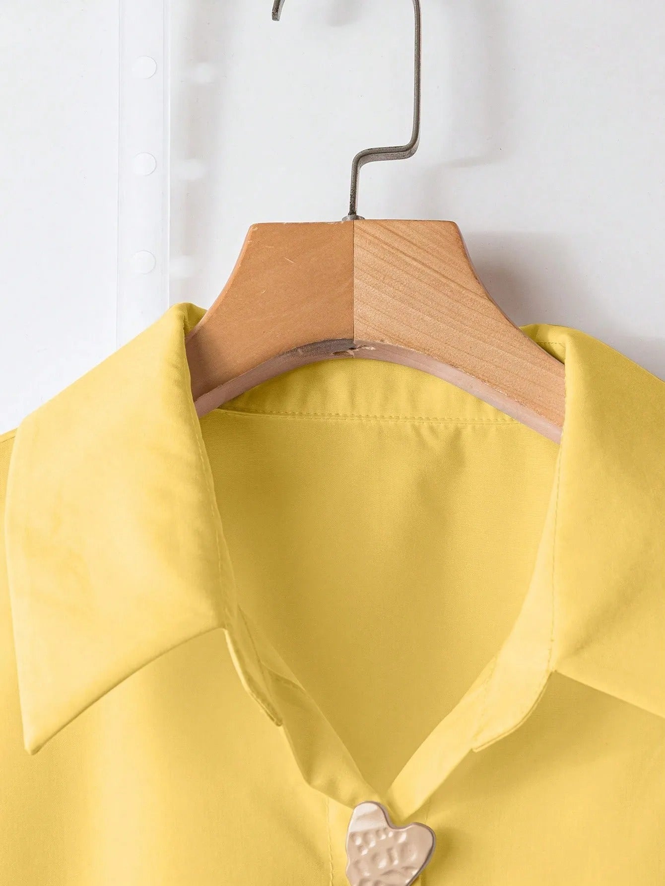 Dames Getailleerd Blouse – Met Knopen, Geschikt voor Casual en Werk