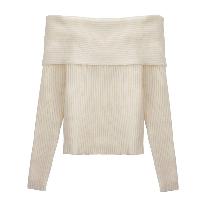 Marjorie | Dames off-shoulder trui met elegante losse pasvorm