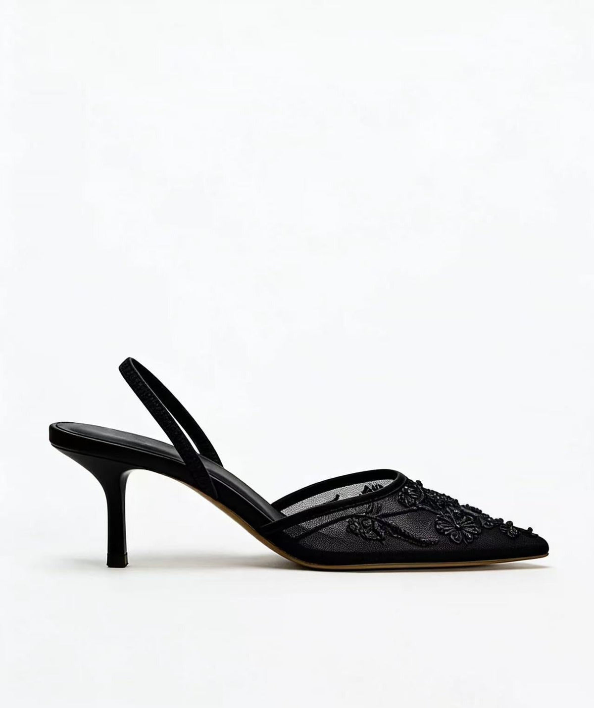 Dames Slim Fit Heels – Geschikt voor Feestelijke Gelegenheden, Met Borduursels