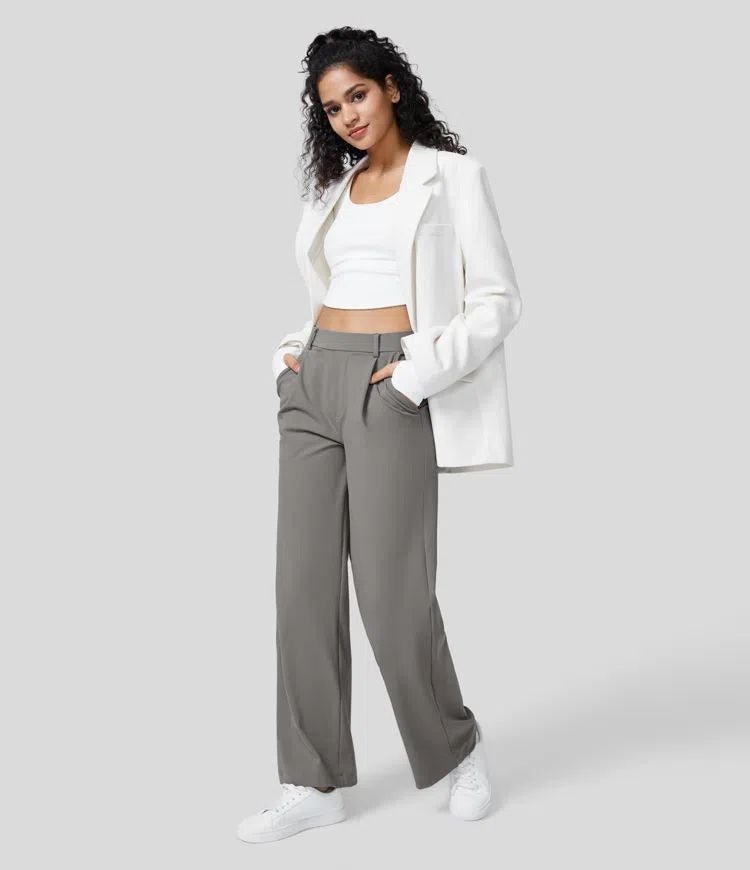 Hella Broek | Dames broek met hoge taille van zachte en elastische stof