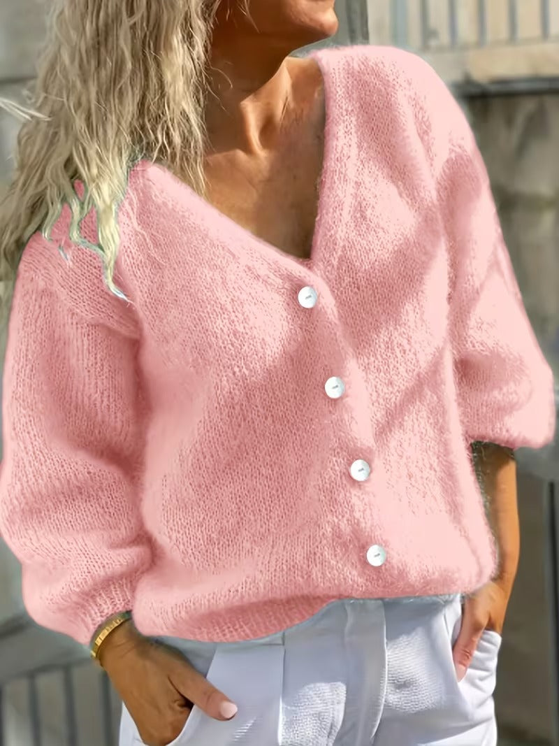 Sanne -  Klassieke V-Hals Gilet Voor Vrouwen