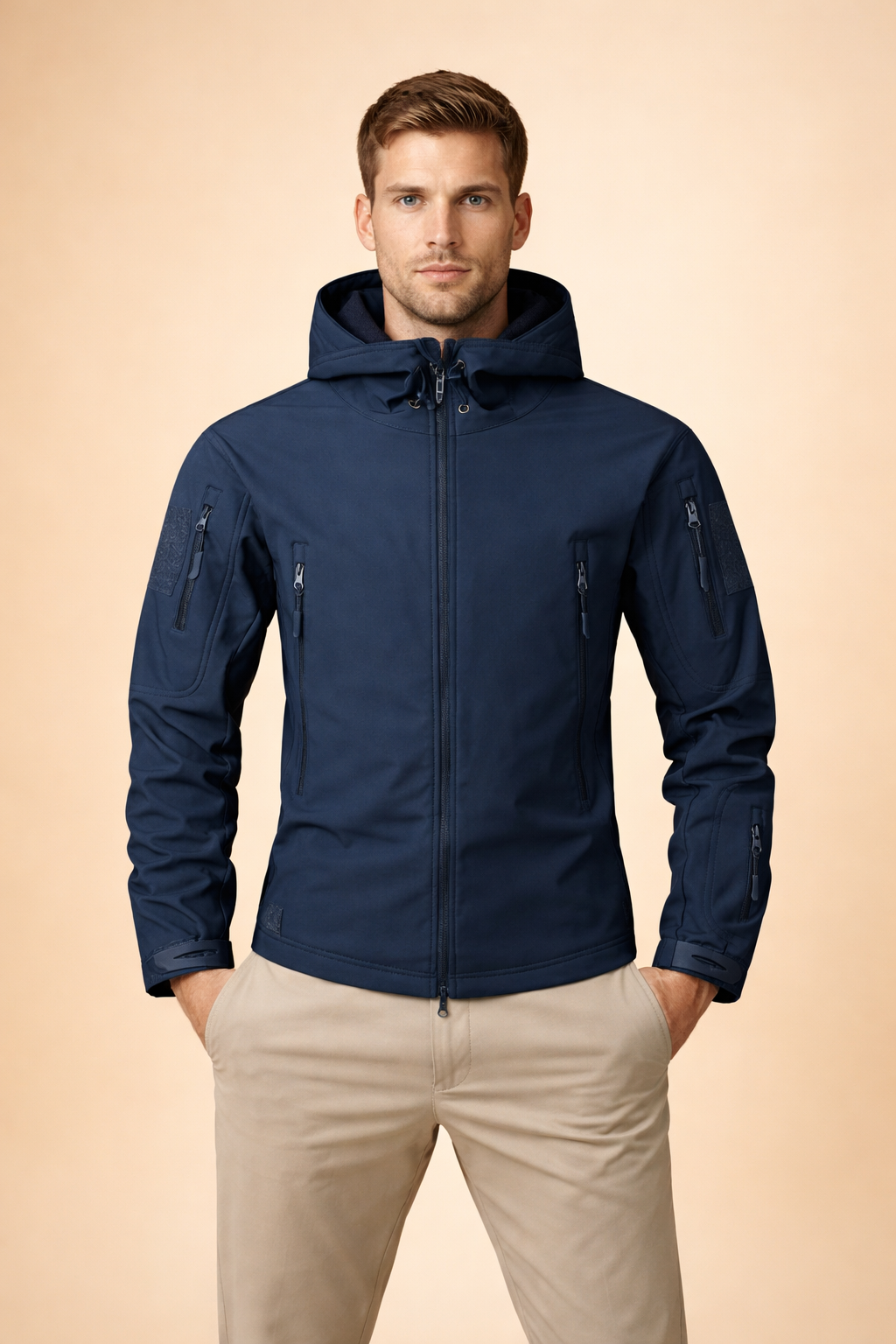 Heren Hoodie met Capuchon - Stadslook Sweater Regular Fit
