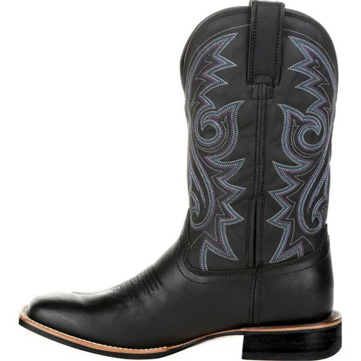 Heren Cowboy Boots Western Stiksels - PU Leer, Rubberen Zool