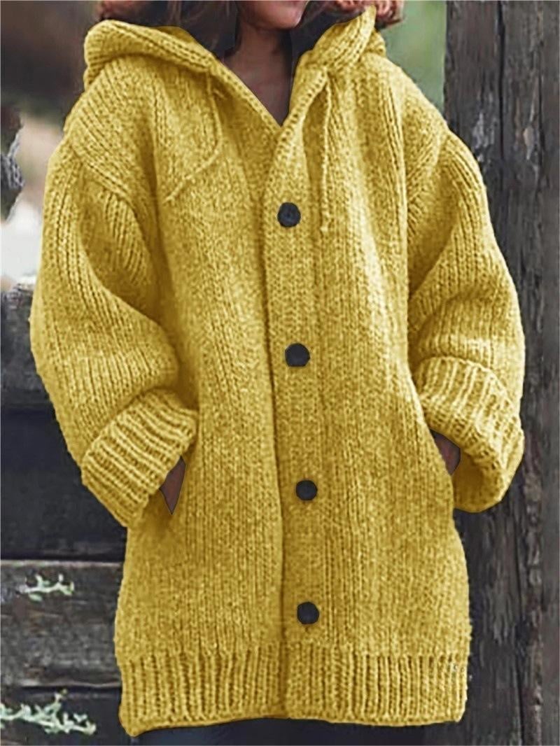 Dames Vest Oversized met Capuchon en Zakken