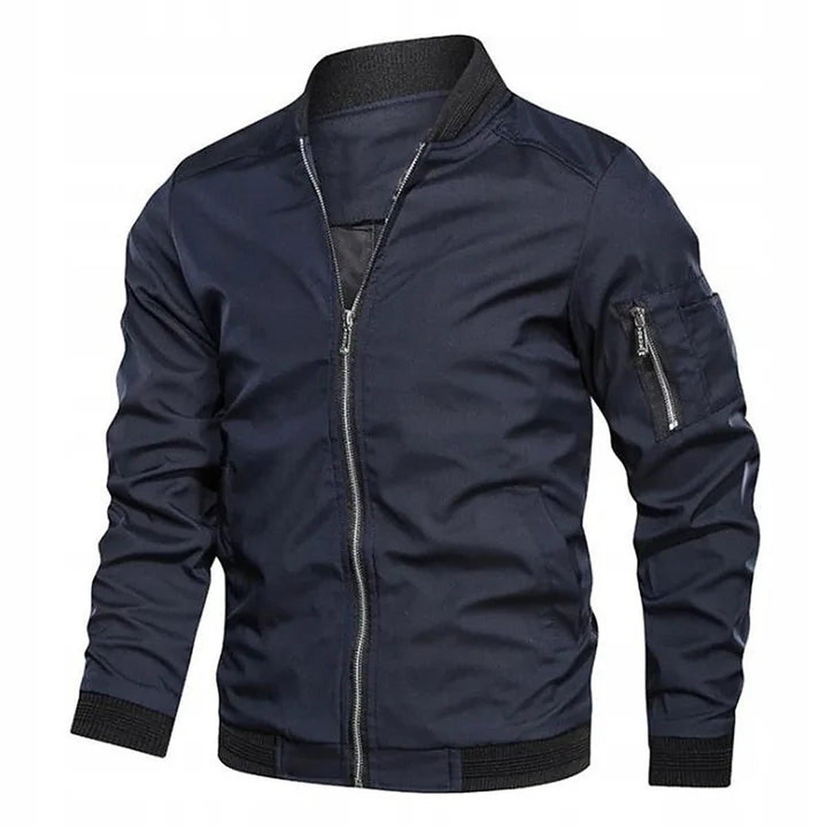 Heren Bomberjack met Sierritsen - Casual Jack met Ritsdetails
