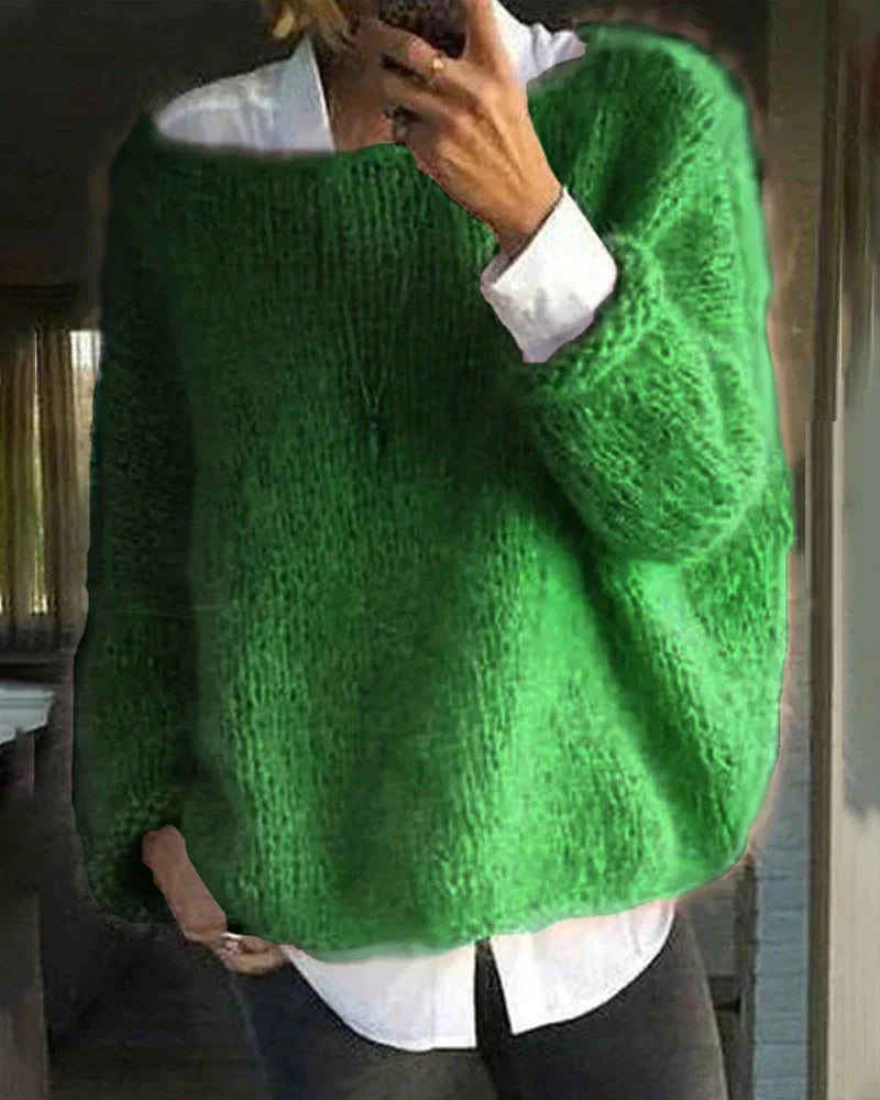 Dames Trui Lange Mouw - Zachte Gebreide Pullover