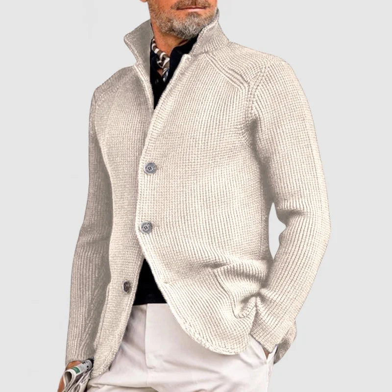 Heren Vest Knopen Fijngebreid - Casual Cardigan