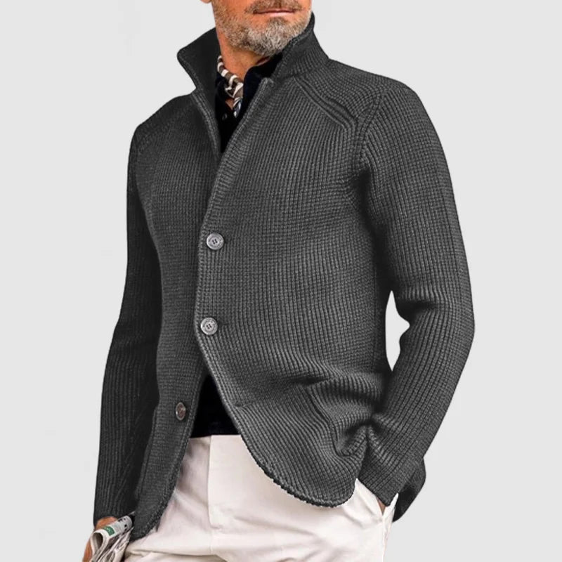 Heren Vest Knopen Fijngebreid - Casual Cardigan