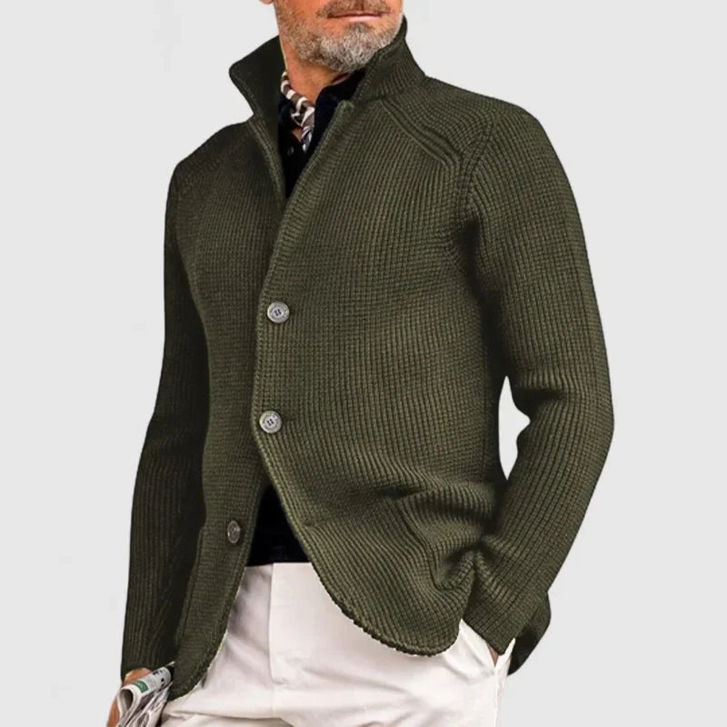 Heren Vest Knopen Fijngebreid - Casual Cardigan