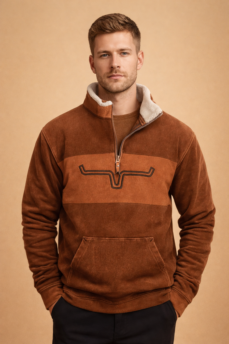 Heren Vest met Rits - Warme Gebreide Cardigan Losse Pasvorm