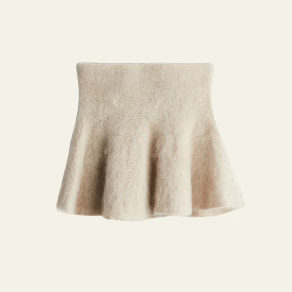 Kelly Mohair Co-Ord Set | Dames set met rokje en top van zachte mohairmix