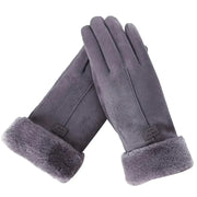 Geïsoleerde Waterdichte Handschoenen | Dames Handschoenen met Bonten Rand en Luxe Warmte