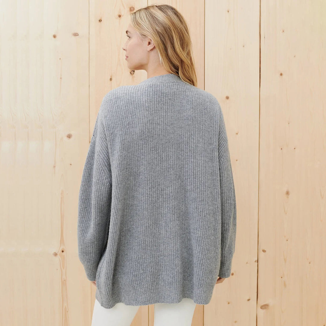 Lacey oversized vest dames | Luxe kasjmier vest met relaxte pasvorm en lichtgewicht comfort