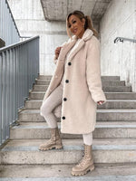 Lange Teddy Jas | Dames winterjas met luxe uitstraling en ultieme warmte