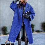 Lange Stijlvolle Winterjas | Dames jas met warme zachte stof en trendy design