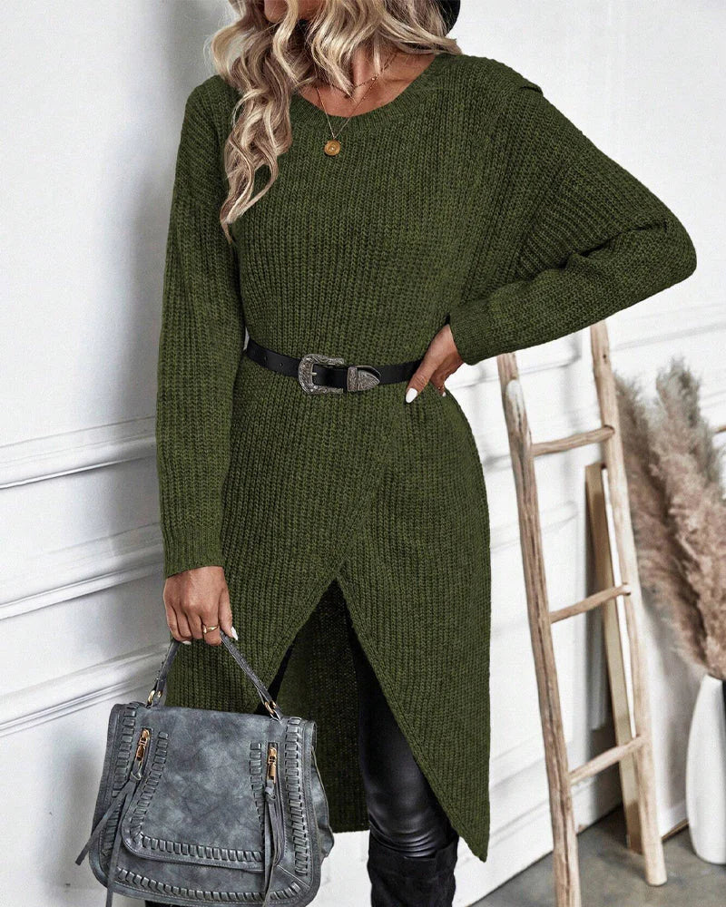 Lange Trui Dames | Warme Oversized Trui met Comfortabele Pasvorm