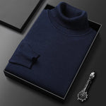 Heren Coltrui Slim Fit met Ribgebreide Kraag en Manchetten