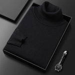 Heren Coltrui Slim Fit met Ribgebreide Kraag en Manchetten