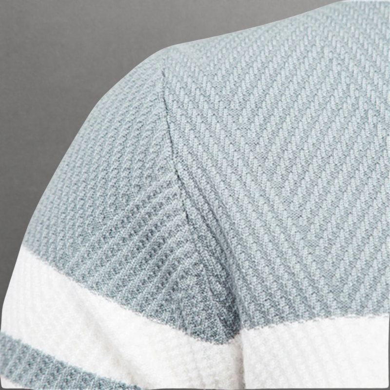 Heren Trui Gestreept Ronde Hals – Zachte Gebreide Pullover