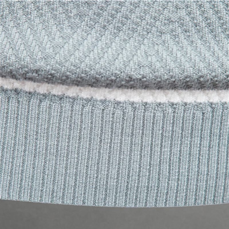 Heren Trui Gestreept Ronde Hals – Zachte Gebreide Pullover