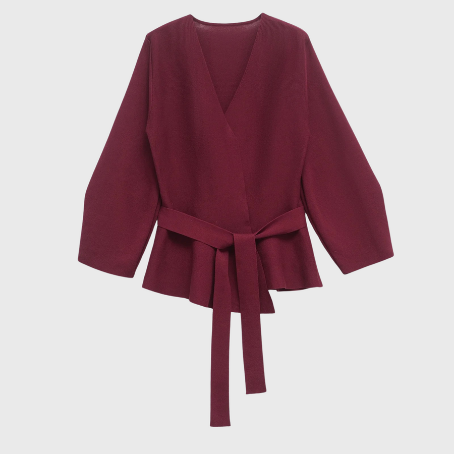 Geknoopt vest dames | Trendy vest met strikdetail en seizoenskleuren