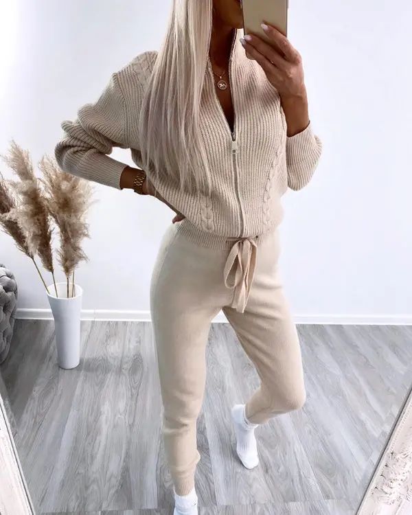 Lynda | Dames tweedelige set met stijlvolle top en comfortabele broek