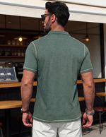 Heren Slim Fit Polo – Korte Mouwen, Geschikt voor Casual en Dagelijks Gebruik