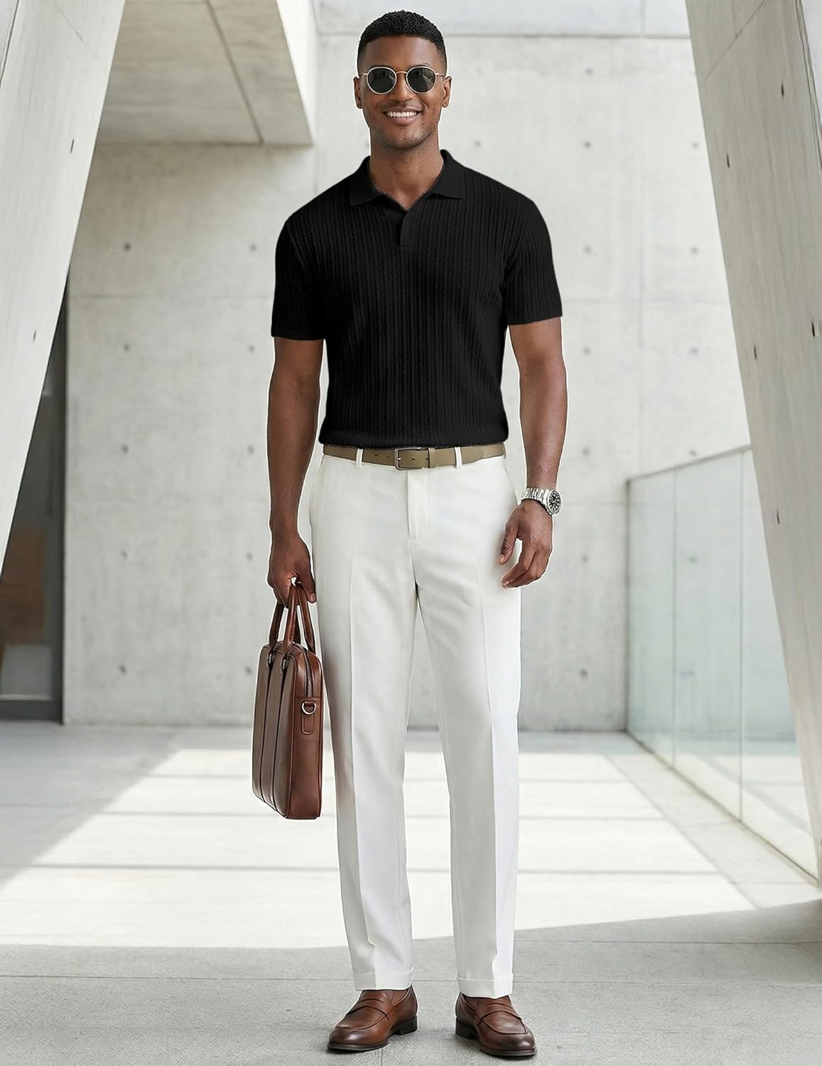 Heren Slim Fit Polo – Casual, Geschikt voor Dagelijks Gebruik