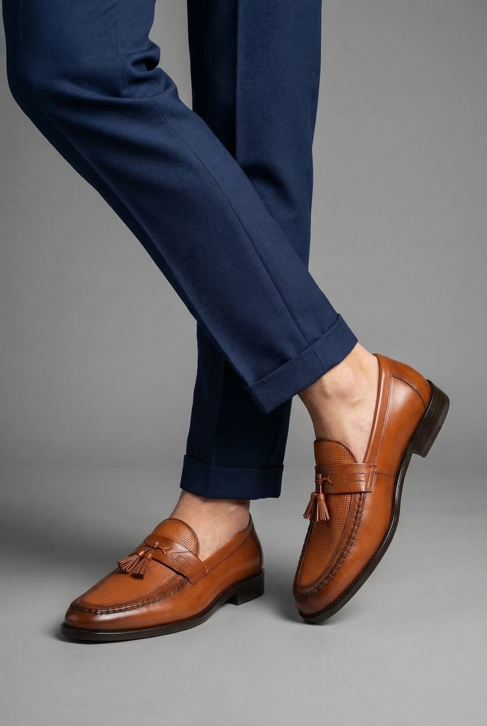 Heren Slim Fit Loafers – Geschikt voor Formele Gelegenheden, Met Tassels
