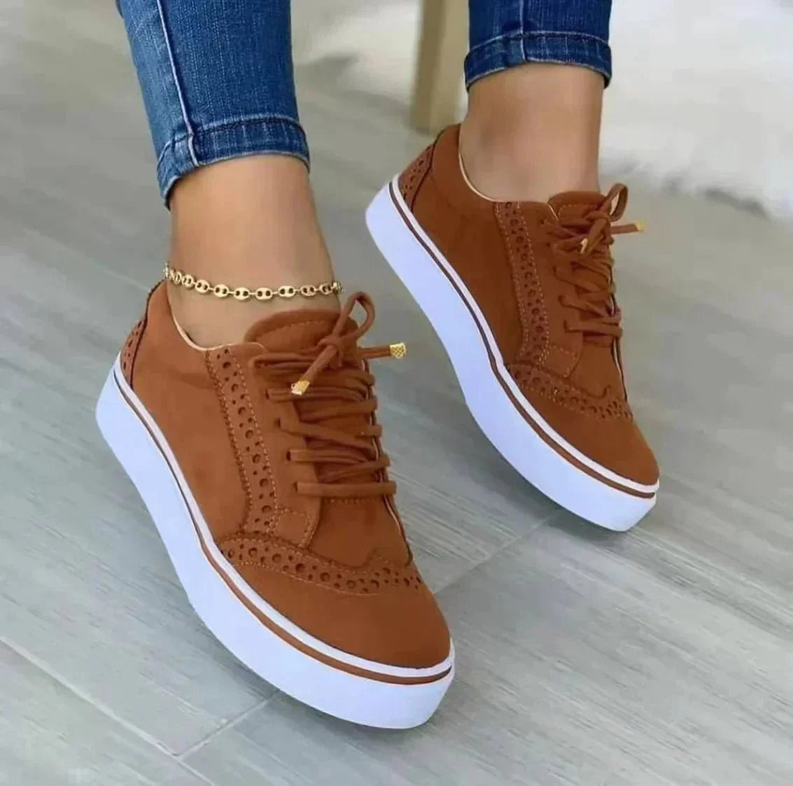 Merle trendy sneaker voor dames
