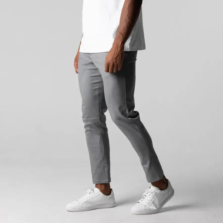 Heren Slim Fit Broek – Casual voor Dagelijks Gebruik, Geschikt voor Lente en Zomer