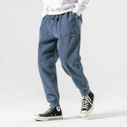 Heren Slim Fit Broek – Geschikt voor Casual en Werk, Met Elastische Taille en Rits